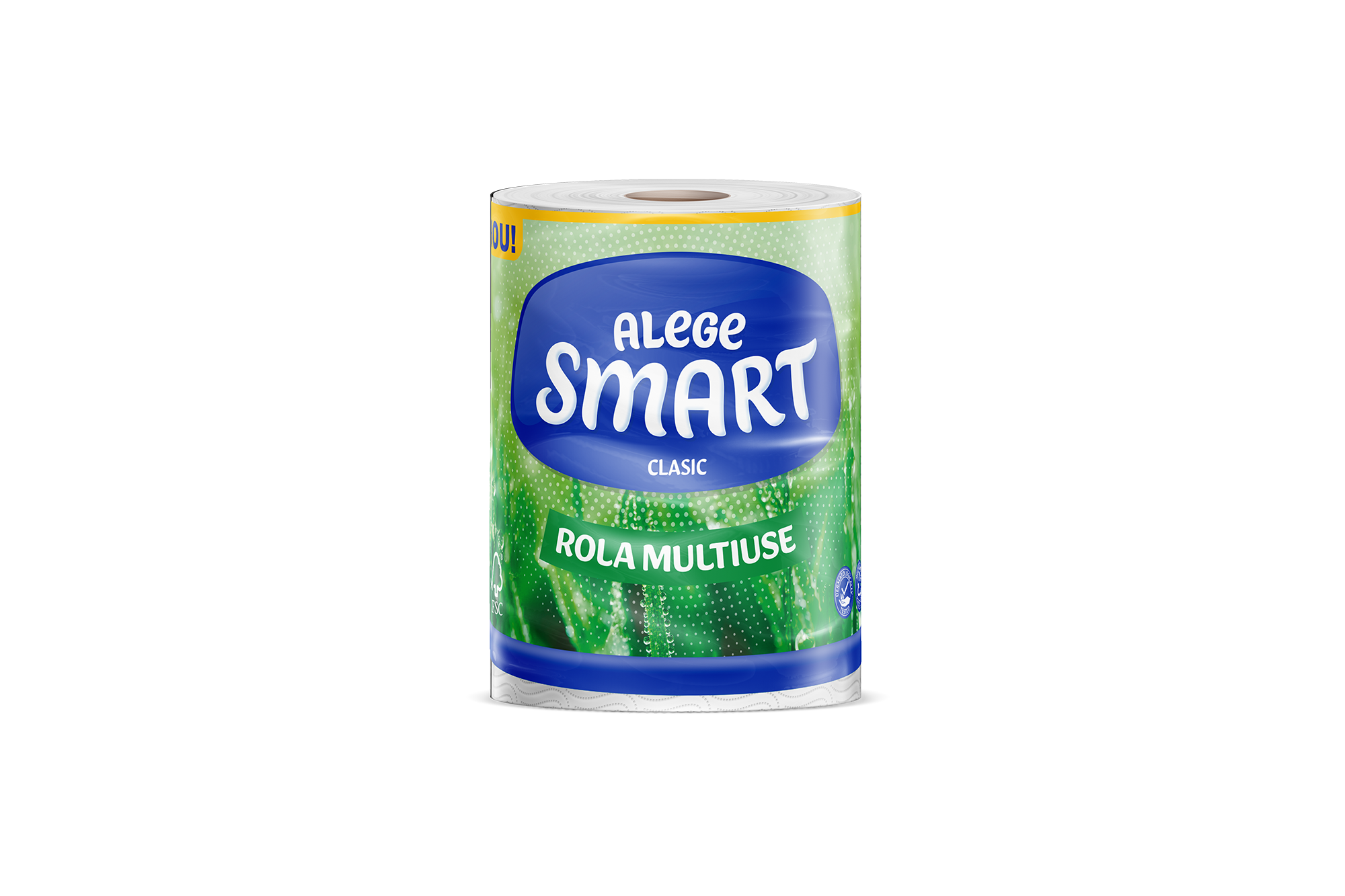 TOWEL SMART-CLASSIC 2-PLY, 1 ROLL, 190 SHEETS - 36M / SET OF 300