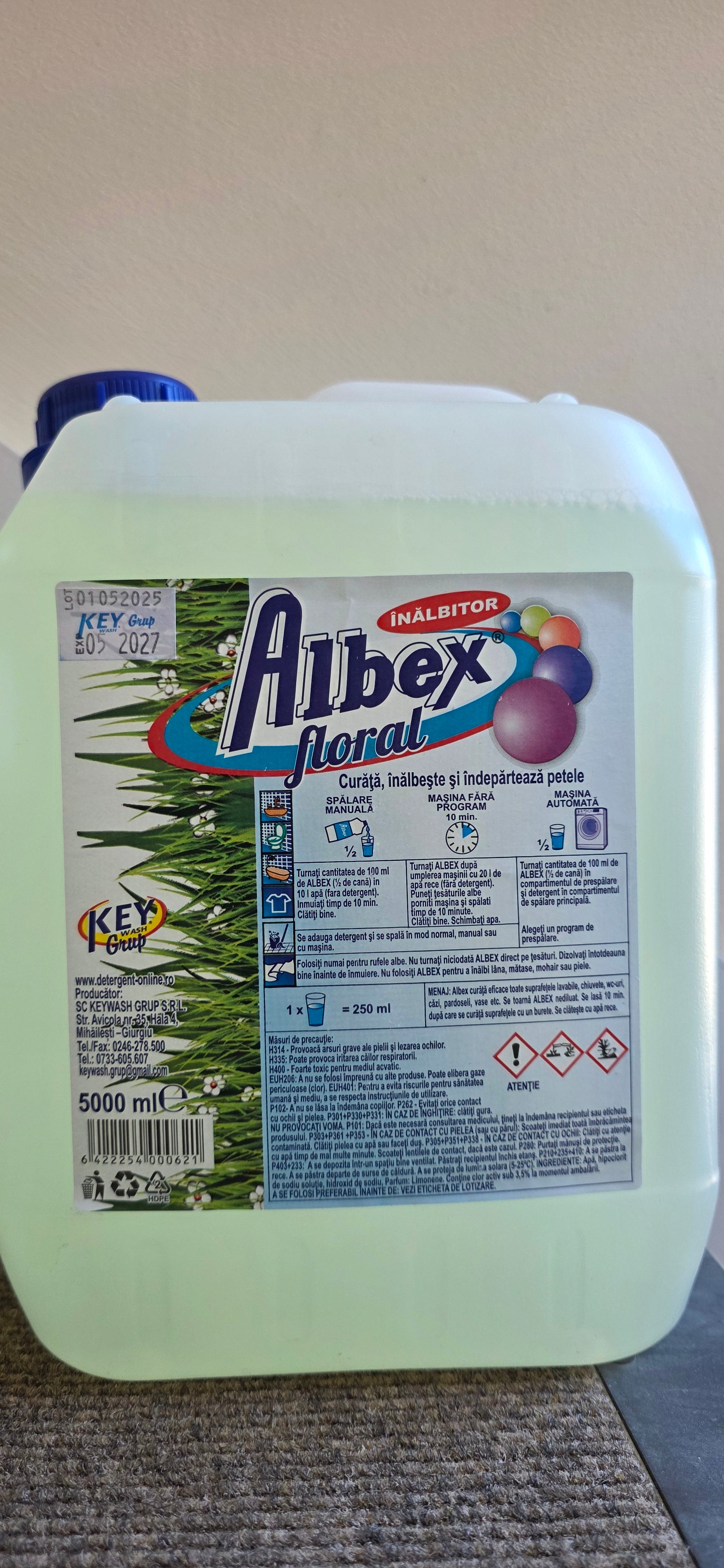 Albex Scented Chlorine 1L/5L – Professional Cleaning and Whitening Solution