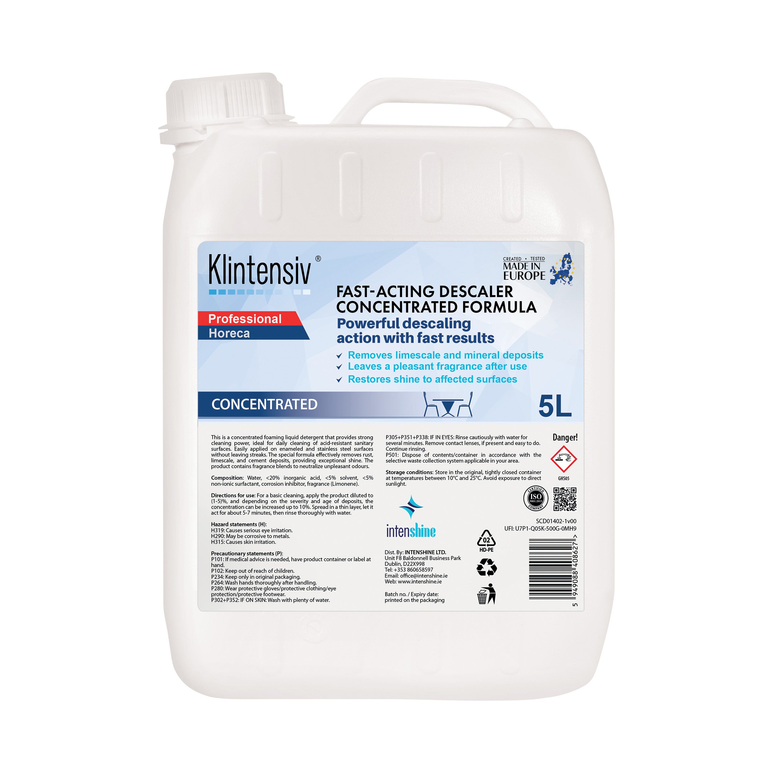 PROFESSIONAL FAST-ACTING LIMESCALE REMOVER CONCENTRATE