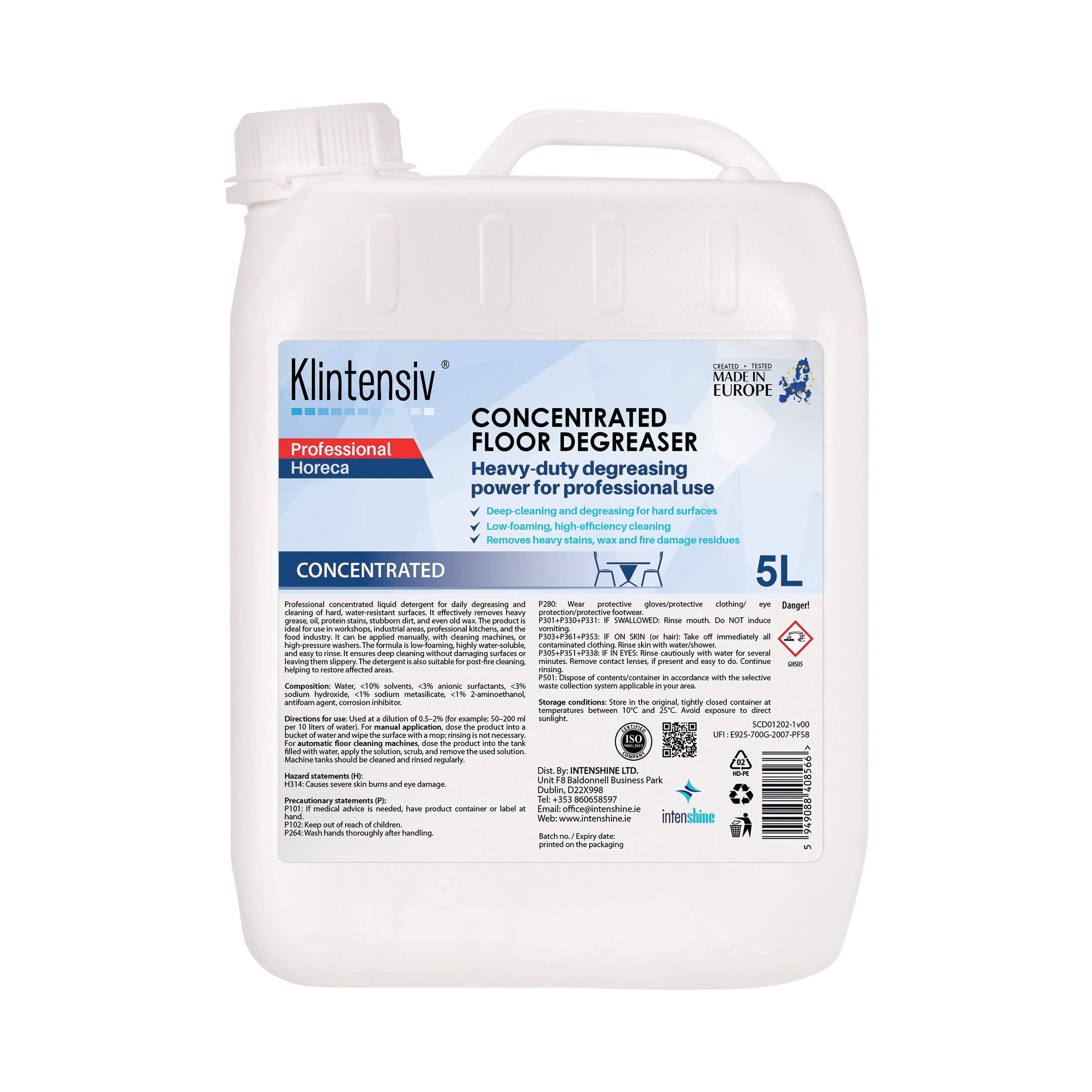 CONCENTRATED FLOOR DEGREASER