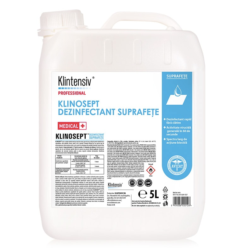 KLINOSEPT® – RAPID SURFACE DISINFECTANT RTU – ALCOHOL-BASED
