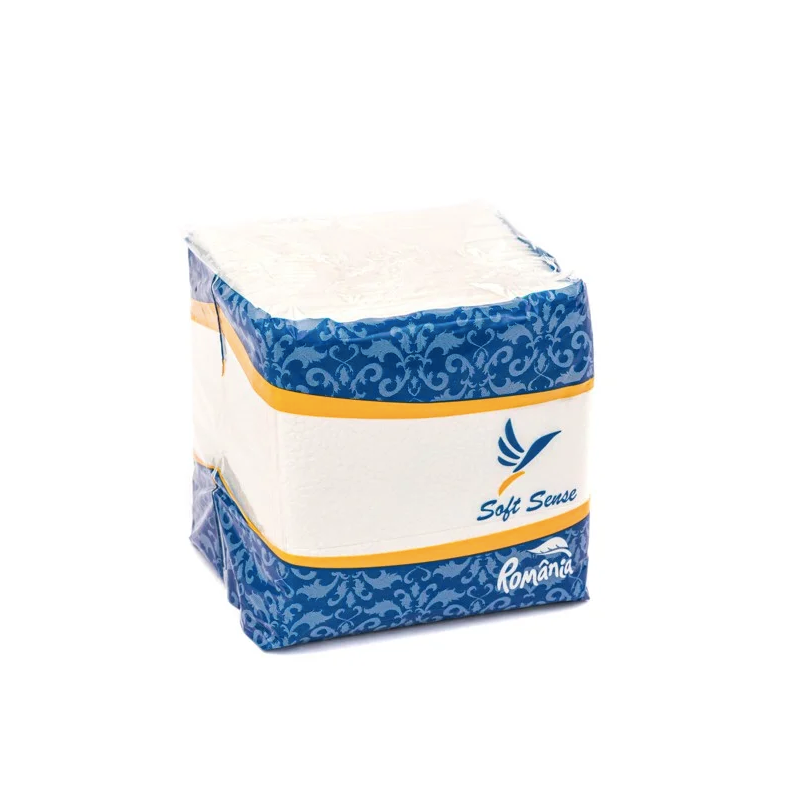 WHITE TABLE NAPKINS, 1 PLY, 25×25 CM, 100 PCS/PACK, 36 PACKS/BOX