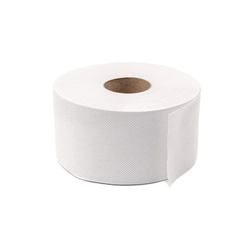 JUMBO WHITE TOILET PAPER, 3 PLY, 80 M, 12 ROLLS