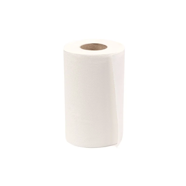 PROLINE MINI CELLULOSE PAPER TOWELS, 2 PLY, 30M, 12 ROLLS