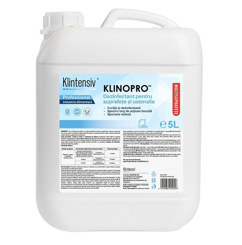 KLINOPRO – SURFACE & UTENSIL DISINFECTANT